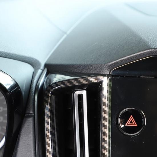 ABS Carbon Fiber Center Air Vent Panel Frame Cover Trim For Subaru WRX -24