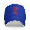 White Boy of the Year Funny Internet Saying Baseball Cap  Fashion Trucker Hat Summer Women Men Kpop Rock Baseball Caps