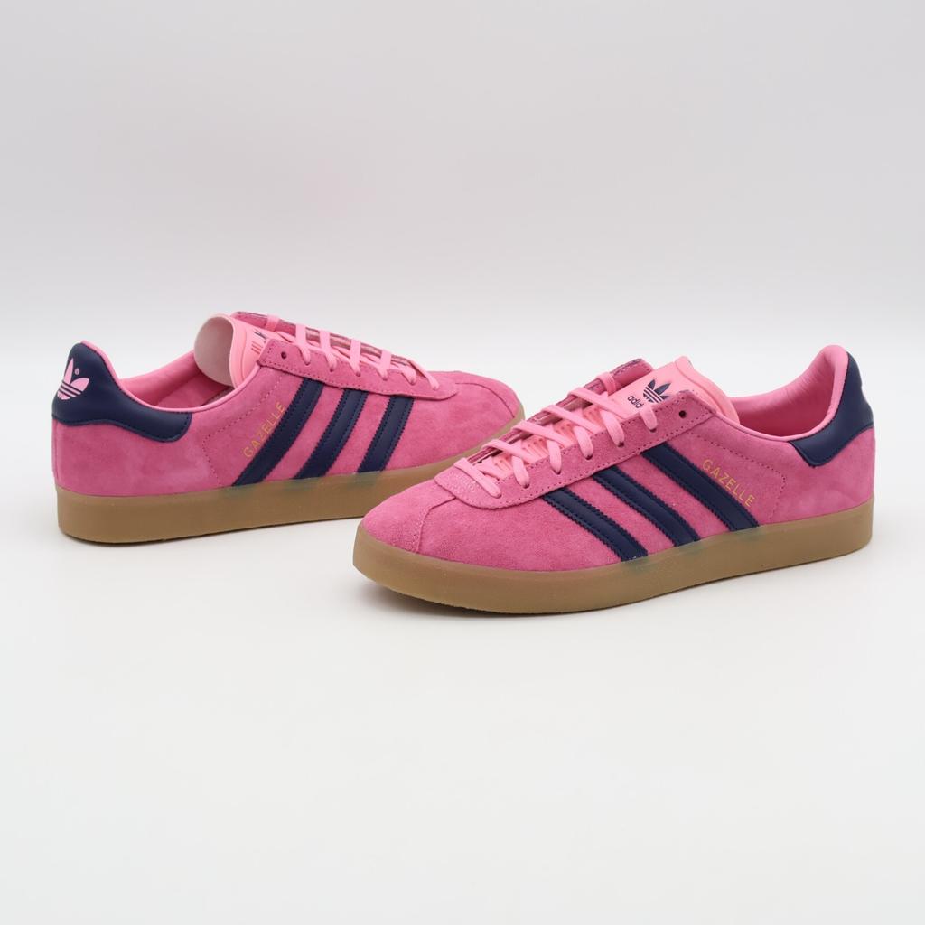 ID0846 adidas Originals Gazelle Low Розовый Bliss Темно-синий (Мужской)