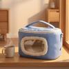 Soft Warm Hamster Carrier Bag Visible Window Small Pet Carrier Rabbit Outing Bag  Outdoor Travel