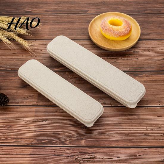 Compact Travel Cutlery Organizer Small Case, Portable Utensil Storage Box for Fork Case Spoon Knife, Lightweight Work Picnic Friendly Straw