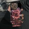Кристальный порошок розовый подходит для чехла для мобильного телефона Apple 15Promax iPhone16 новый 14Promax продвинутый 17 красивый
