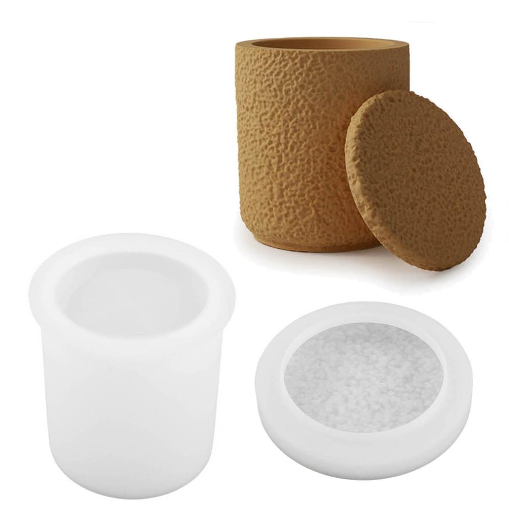 Органайзер для ювелирных изделий, банка для хранения форм, эпоксидные литейные формы, держатель для ручек, смоляные банки, формы с крышкой, силиконовая форма, контейнер, форма