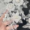 Hot-Selling Beaded Sequins Embroidered Front Neckline Patch Dress Wedding Dress Front Collar Diy Accessories