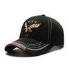 Головные уборы мужские и женские бейсболки на все времена года с вышивкой орла в корейском стиле, модная повседневная солнцезащитная кепка для пар