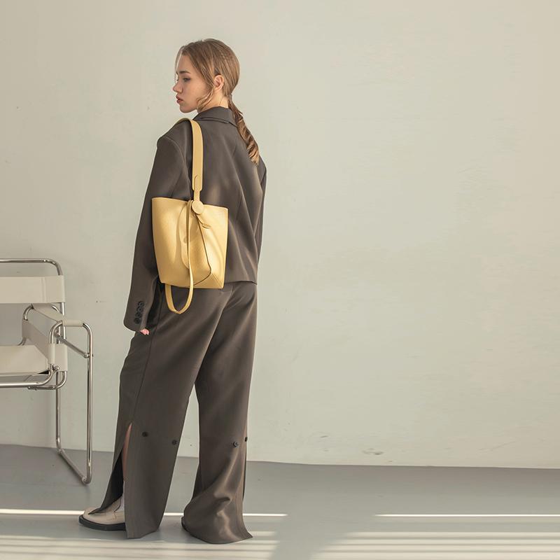 2025 New Women's Fashion All-match Shoulder Bucket Bag Soft Leather Composite Crossbody Bags Luxury Designer Bag For Woman