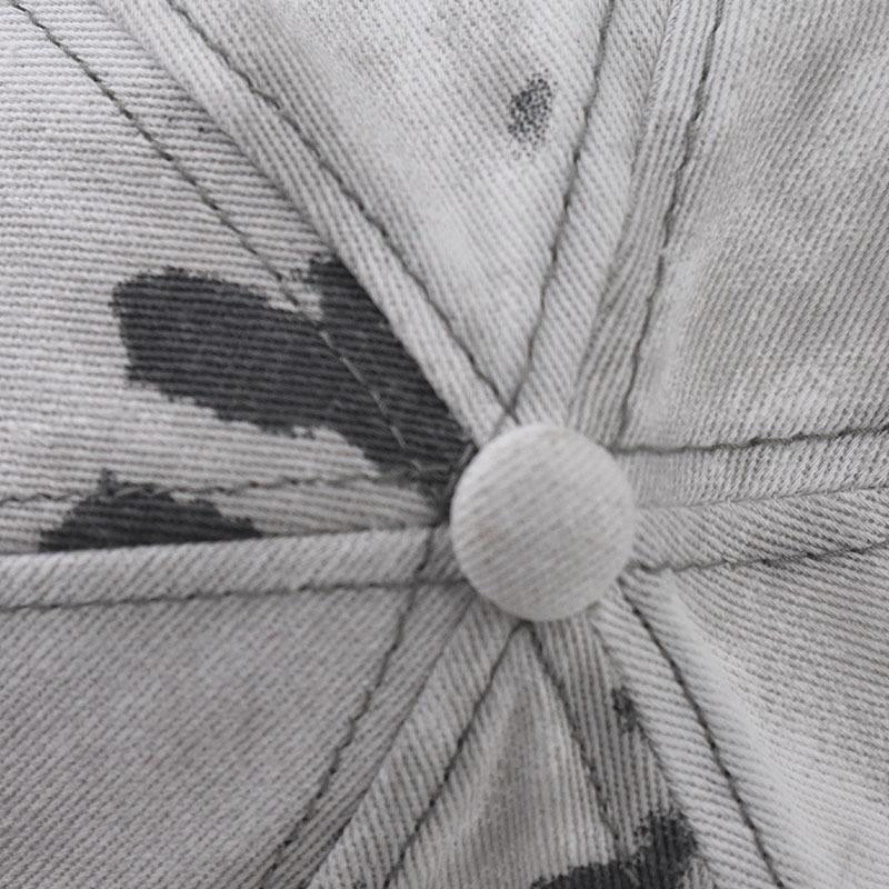 Мужская и женская хлопковая джинсовая кепка из выстиранного хлопка, джинсовая бейсболка с эффектом выцветания, простая кепка с легким козырьком