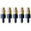 5Pcs Brass Spray Fog Mist Nozzle Adjustable Irrigation Cooling Sprinkler Head
