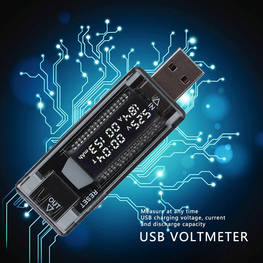 USB-тестер вольтметр амперметр мощность мобильный инструмент для тестирования мощности для настенных зарядных устройств