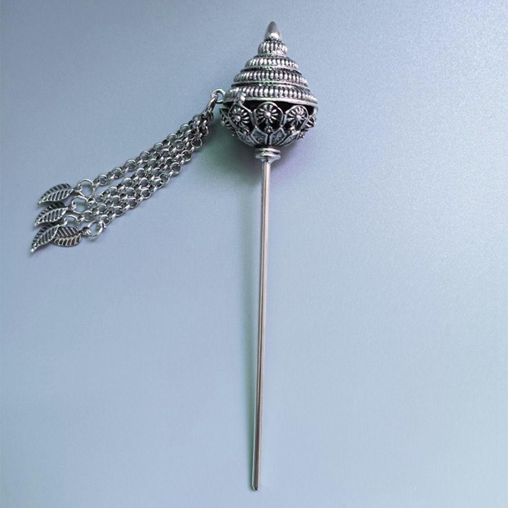 Ethnic Costume Accessories Metal Hair Sticks Thai Headdress Ancient Style Headwear Tassels Hairpin