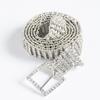 High-end Women's Waist Chain Rhinestone Full Diamond Chic Fashion Luxury Women's Shiny Belt