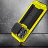 Чехол для iPhone 15 Pro Max, R-JUST CamShield Slide, Прочный, Желтый/Черный