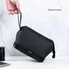 Toiletry Bag for Men Cosmetic Bag Double Layer with Zipper Storage Organizer Waterproof Shower Bag for Travel