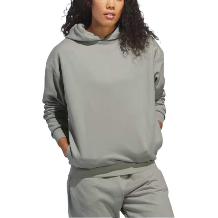 adidas Basketball Sueded Hoodie 'Sesame' Men's IN7707