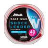 Sanyo Nylon Shock Leader Applied Salt Max Shock Leader Type N Nylon 50m 80lb Natural Clear