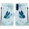 For Samsung Galaxy A57 5G Wallet Phone Case Anti-Drop Pattern Printing Leather Flip Cover with Strap