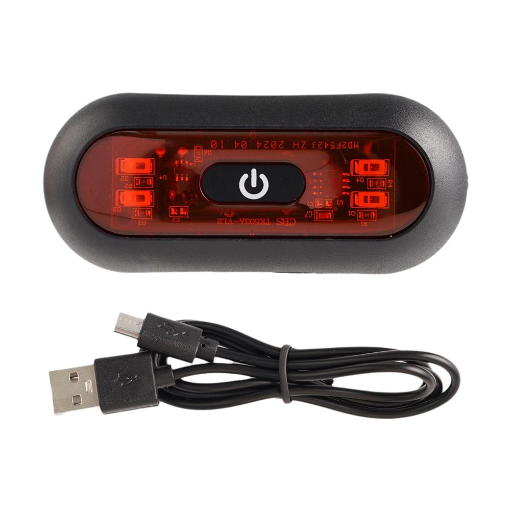 Мотоциклетный шлем фонарь для езды ночью светодиодный водонепроницаемый ночной фонарь безопасности задний фонарь предупреждающий свет вспышка велосипедный бег B3H5