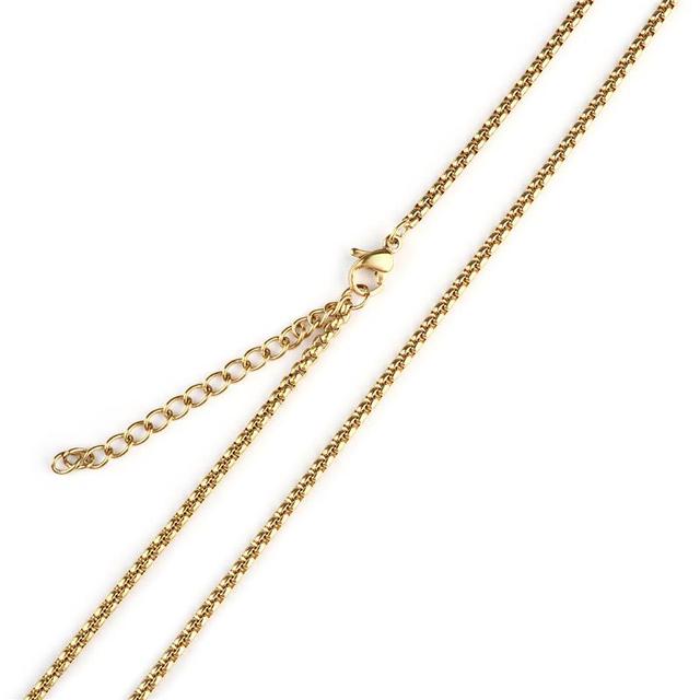 Ожерелье из нержавеющей стали для мужчин и женщин, кубинская цепочка с звеньями золотого цвета, серебряного цвета, панк-чокер, модные мужские ювелирные изделия, подарок