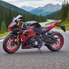 1/12 Suzuki GSX-R1000R Alloy Sports Motorcycle Model Diecast Toy Street Cross-Country Motorcycle Model Sound and Light Kids Gift