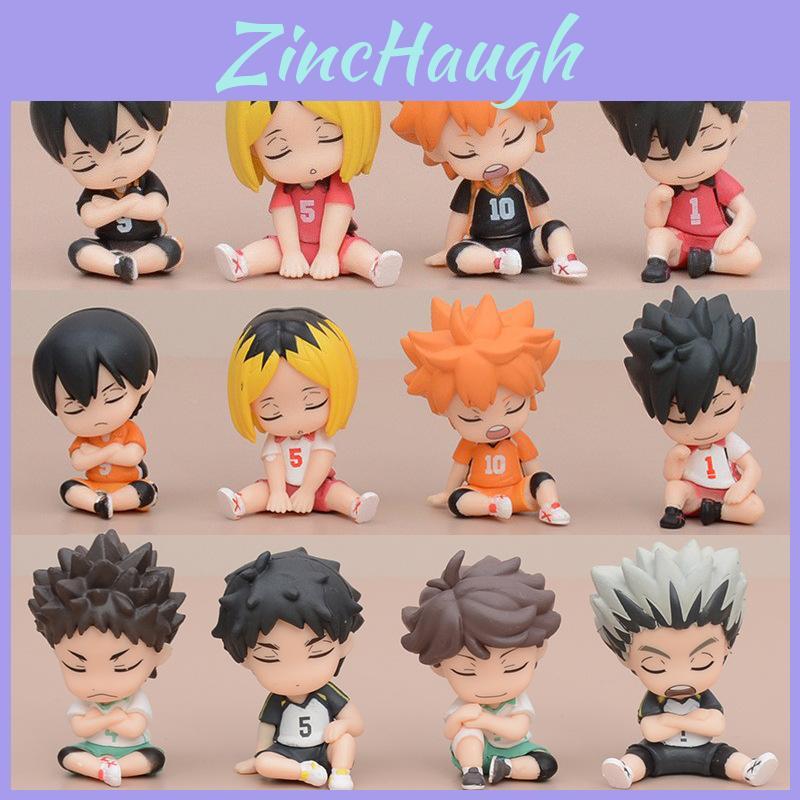 Набор фигурок Haikyuu в позе сна, ПВХ, для фанатов и коллекционеров, с возможностью сборки