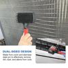Air Conditioner Fin Repair Tool Double Side AC Coil Cleaning Brush Set, Stainless Steel Condenser for Unit Comb Cleaner, Compact Clean HVAC