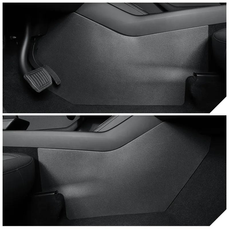 For Tesla Model Y Launch/Juniper 2025 Center Control Side Defense Kick Mat TPE Rear Air Outlet Protection Pad Car Accessories