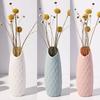 Elegant Plastic Flower Vase Stunning Imitation Ceramic Floral Pot For Home Decoration