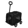 Dog Carrier with 4 Wheels Portable Rolling Cat Carrier Small Pet Stroller with Telescope Handle for Traveling Camping