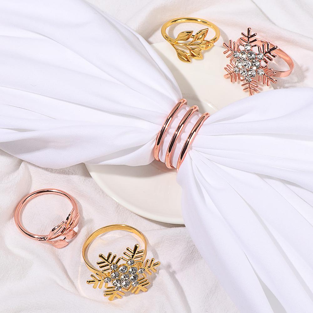 Hotel Party Supplies Kitchen Gadgets Napkin Rings Table Decoration Napkin Buckle Towel Holder