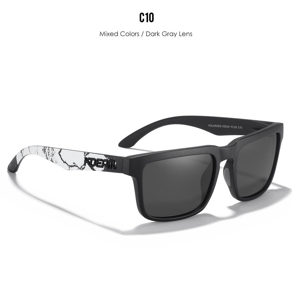 2026 Kdeam Brand High Quality Polarized Sunglasses for Women 3D Logo Square Unisex Fashion Couple Sun Glasses K332-PLUS