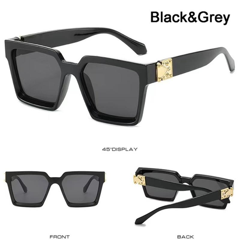 Мужские и женские солнцезащитные очки в классической оправе с большой оправой, модные аксессуары, солнцезащитные очки для женщин