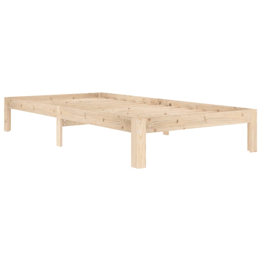 Solid Pine Wood Bed 100 x 200 cm