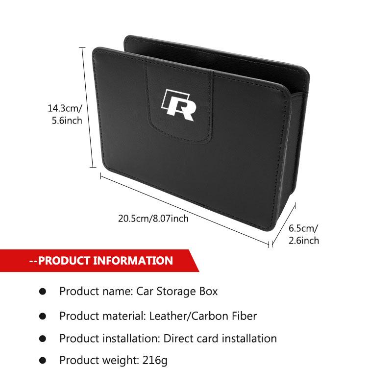 For Volkswagen VW Car Trash Can Car Door Storage Box Foldable Hanging Storage Bag mk6 CC B5 B6 B7 Golf 4 5 6 7 Scirocco Sagitar
