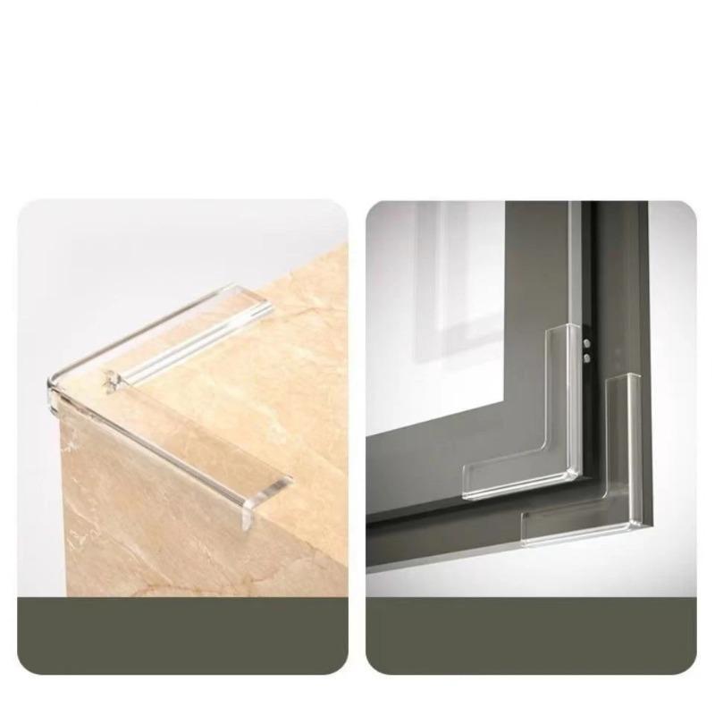 50Pcs Anti Collision Angle Transparent PVC Pad for Window Child Safety Corner Guard Baby Collision Proof Protector Table Corner