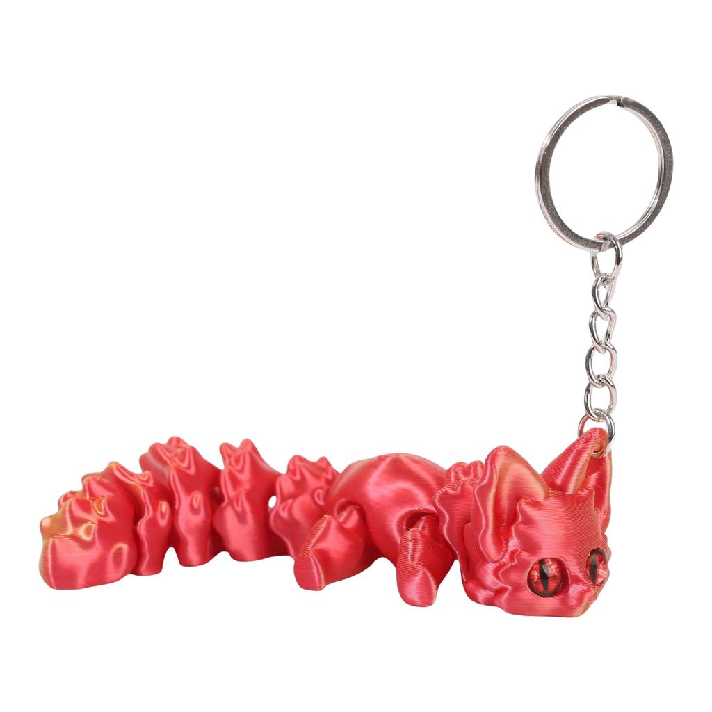 Высокоточный 3D брелок-шарм в виде лисы Легкий портативный аксессуар для ключей для поклонников аниме и коллекционеров подарков