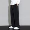 Spring Autumn Men's Clothing Drapey Wide-leg Pants Loose Sports Pants Trendy Straight-leg Casual Trousers