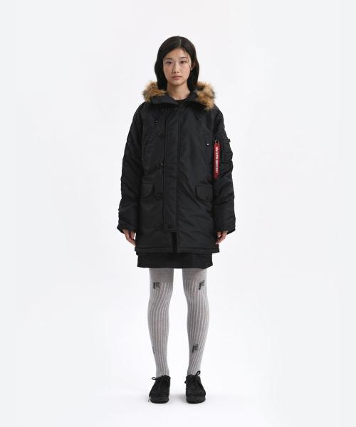 Alpha Industries N-3B Oxford Parka Black