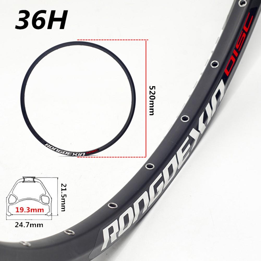 Aluminum Alloy Wheel Rim For 24x1.5-24x2.125 Tires 24-inch Double-layer