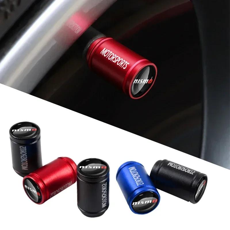 4 шт. Креативные новые противоугонные колпачки на ниппель шины Sport Для Nissan Nismo Логотип Tiida Teana Qashqai Juke X trail Note Almera Skyline