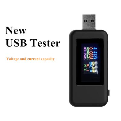 10 в 1 Цветной дисплей USB тестер 0-5А Ток 4-30В Напряжение USB тестер зарядного устройства DC Type-C Измеритель мощности Детектор мобильной батареи
