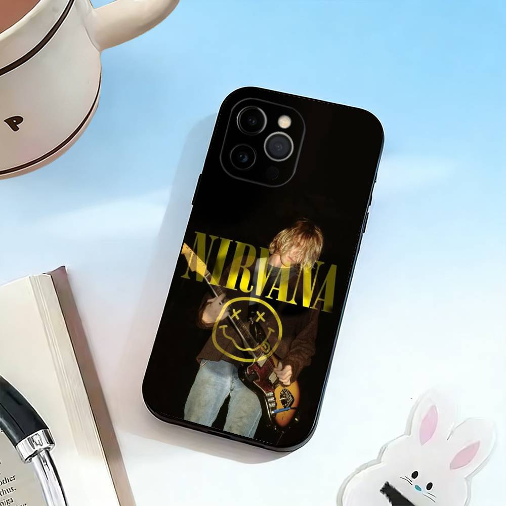 N-Nirvana Phone Case Silicone Soft For IPhone 17 16 15 14 13 12 11 X XR Plus Pro Max Plus