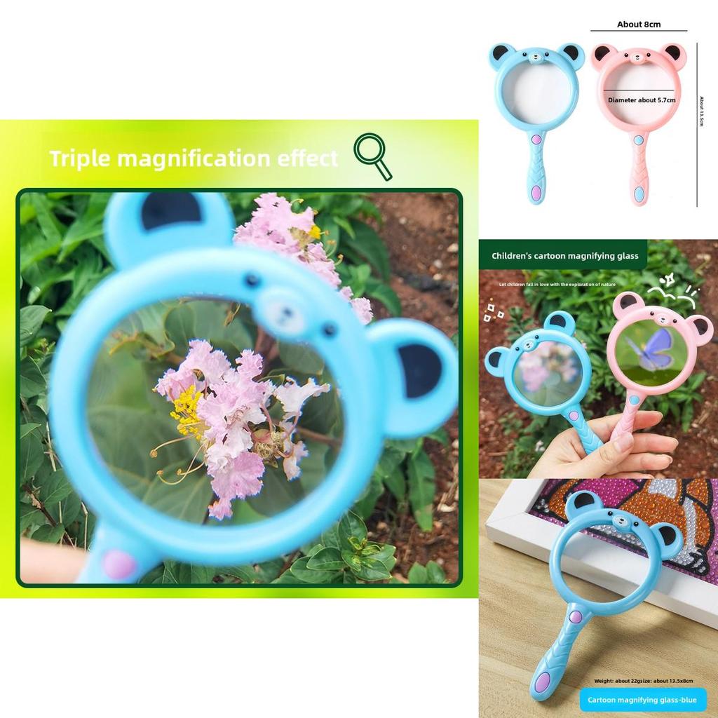Детская образовательная лупа с большой областью обзора для классного и домашнего обучения