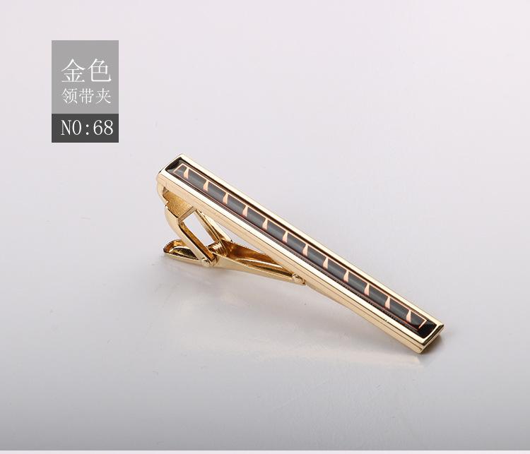 Зажим для галстука Матовый Зажим для воротника Мужской Формальный Деловой Золотой Серебристый Металлический зажим высокого класса