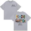 Rapper Eladio Carrion Album Cover 2026 New Tour T Shirt Unisex Women Vintage 90s Hip Hop Street Tshirts Casual  Tshirt Summer