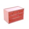 Korean-Style Six-Grid Transparent Desktop Storage Box for Jewelry and Dorm Rooms