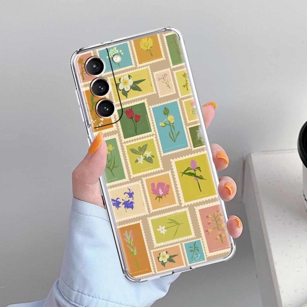 Чехол для телефона Samsung Galaxy S26 S25 S24 S23 S22 Ultra S20 S21 FE 5G Plus Мягкий прозрачный чехол Винтажная марка Пазл