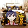 Комплект постельного белья Bakemonogatari Single Twin Full Queen King Size Bed Set Adult Kid Bedroom Duvetcover Sets Anime Bed Sheet Set