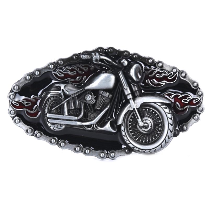 Men Vintage Motorcycle Modelling Cowboy Alloy Style Belt Buckle