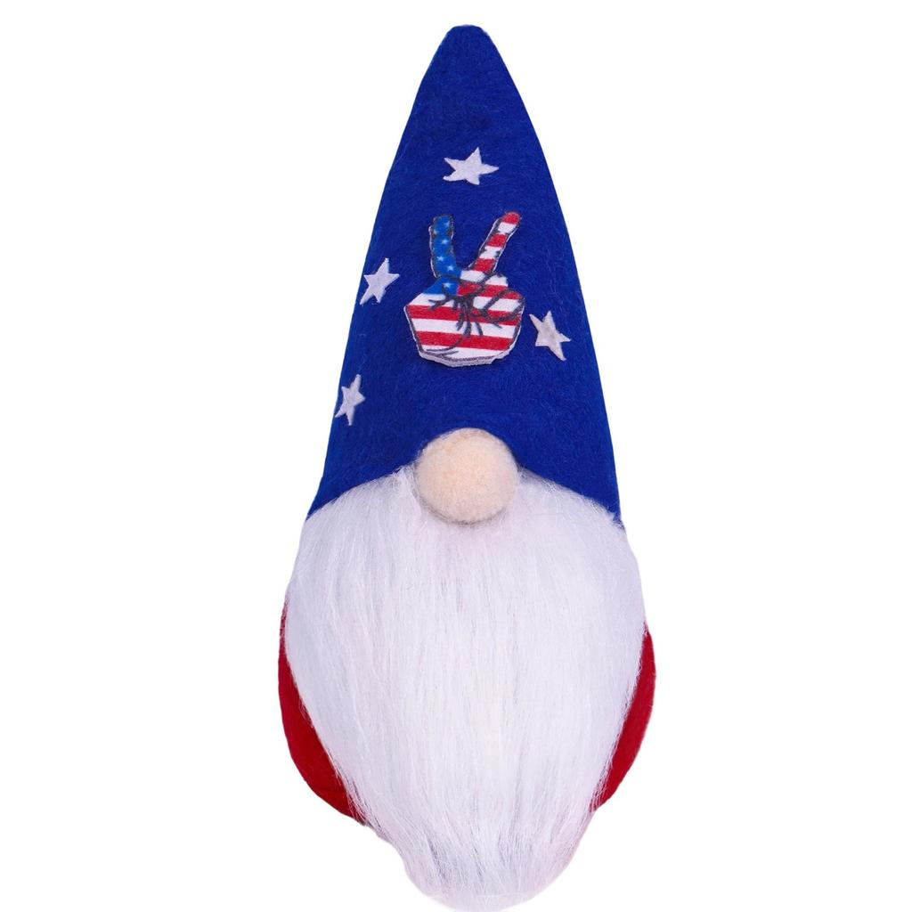 Independence Day Long Legs Long Hat Dwarf Doll Home Desktop Decoration