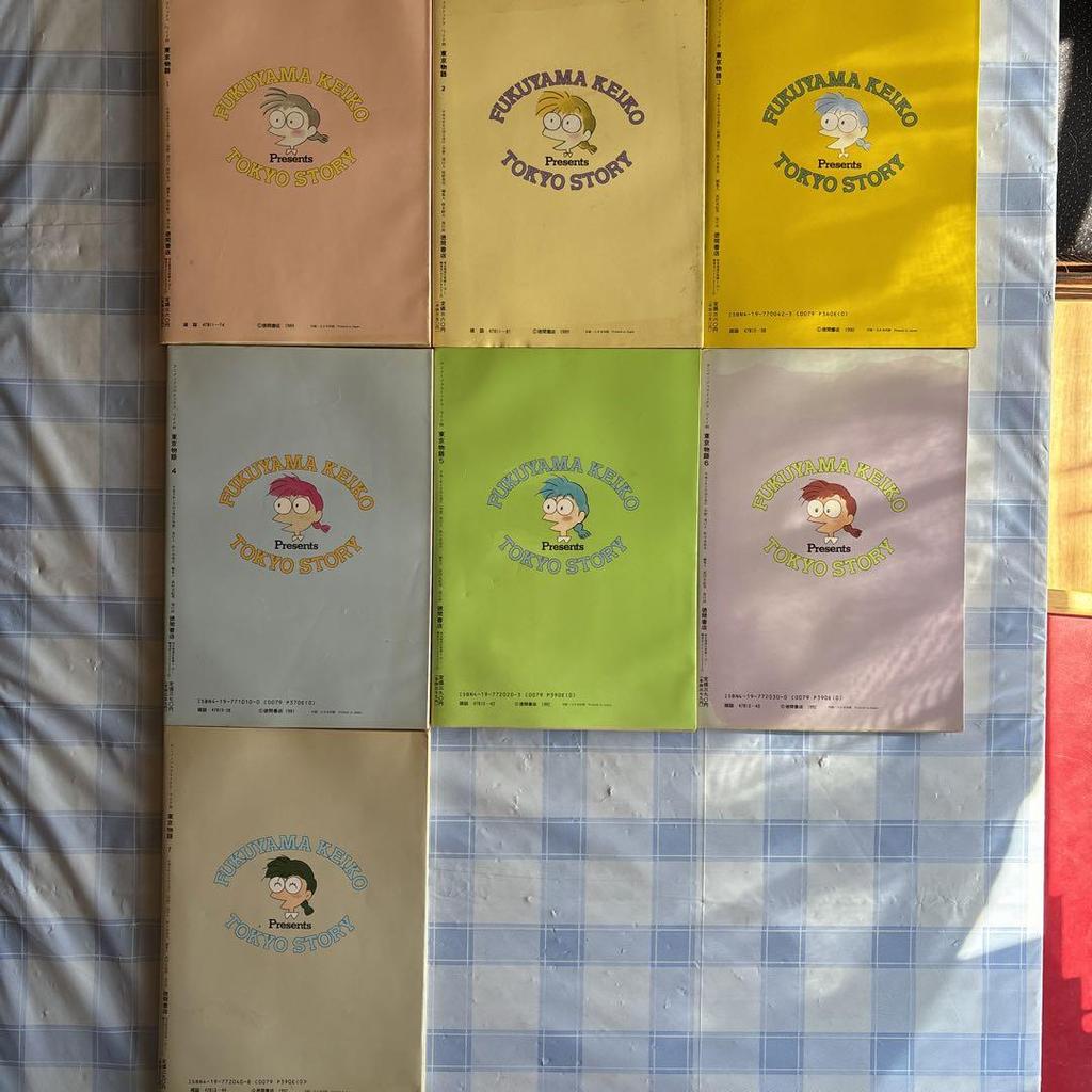 [Б/У] Кейко Фукуяма, Широкое издание Токийская история Полный комплект 1-7 + Набор из 3 книг, Первое издание